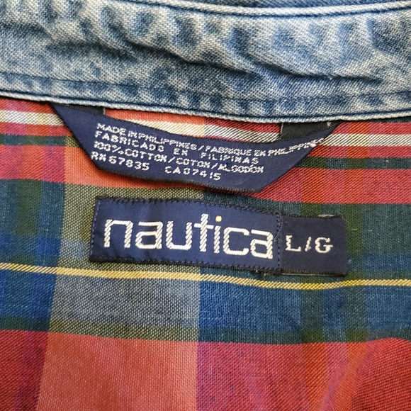 Vintage Nautica button down. Size large. - Picture 4 of 8